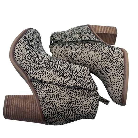 Stitch Fix MIA Spotted Animal Western Ankle Boots Booties Tracee Leopard 11W - Picture 5 of 6